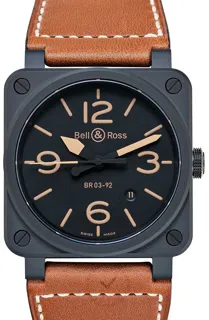 Bell & Ross Instruments BR0392-HERITAGE-CE Ceramic Black