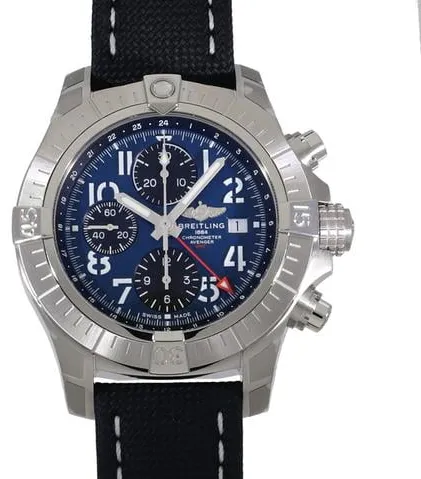 Breitling Avenger A24315101C1X1 45mm Stainless steel Blue