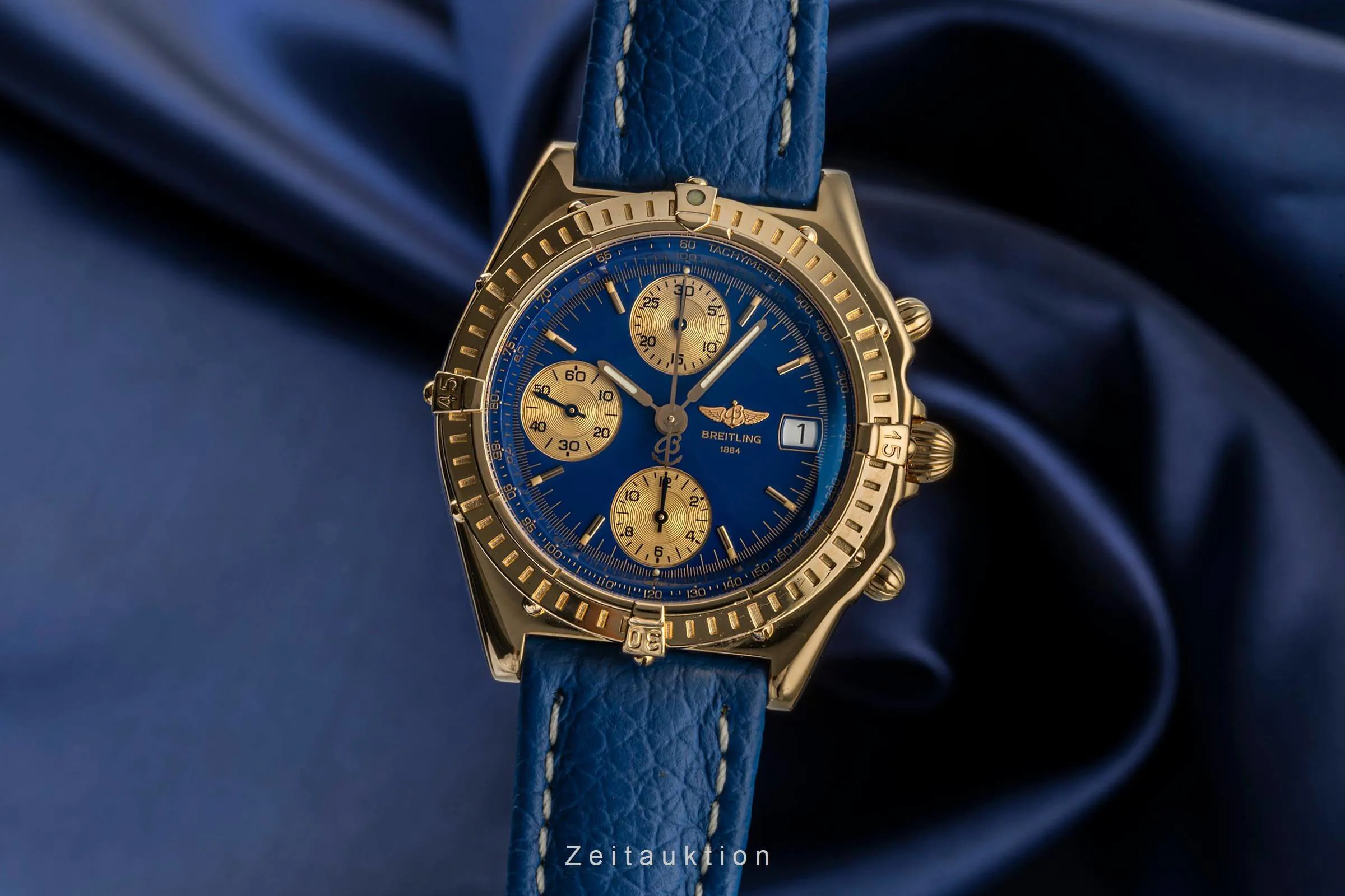 Breitling Chronomat K13050.1 40mm Yellow gold Blue