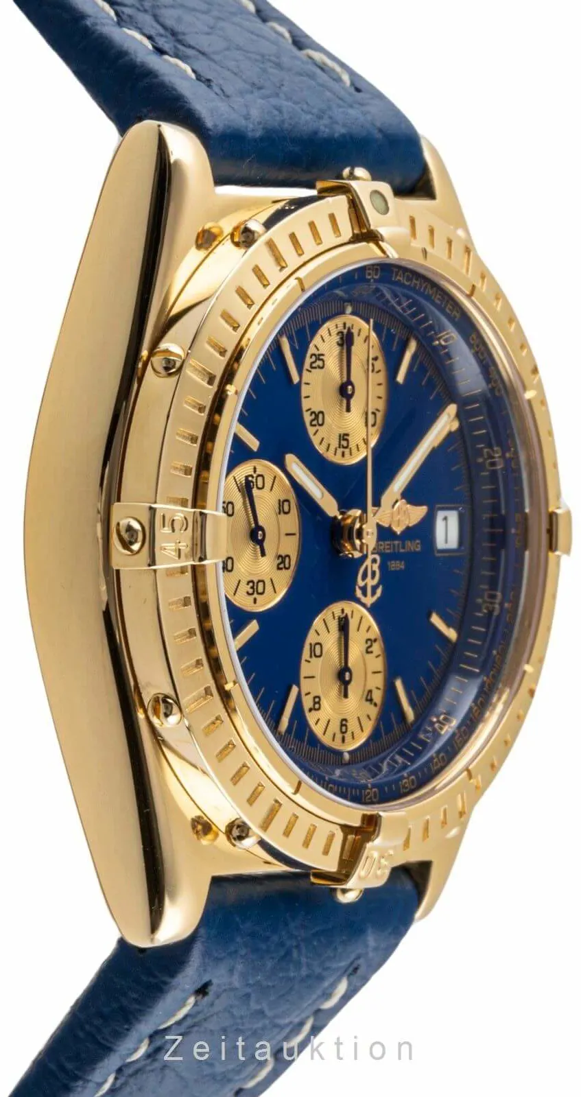 Breitling Chronomat K13050.1 40mm Yellow gold Blue 5