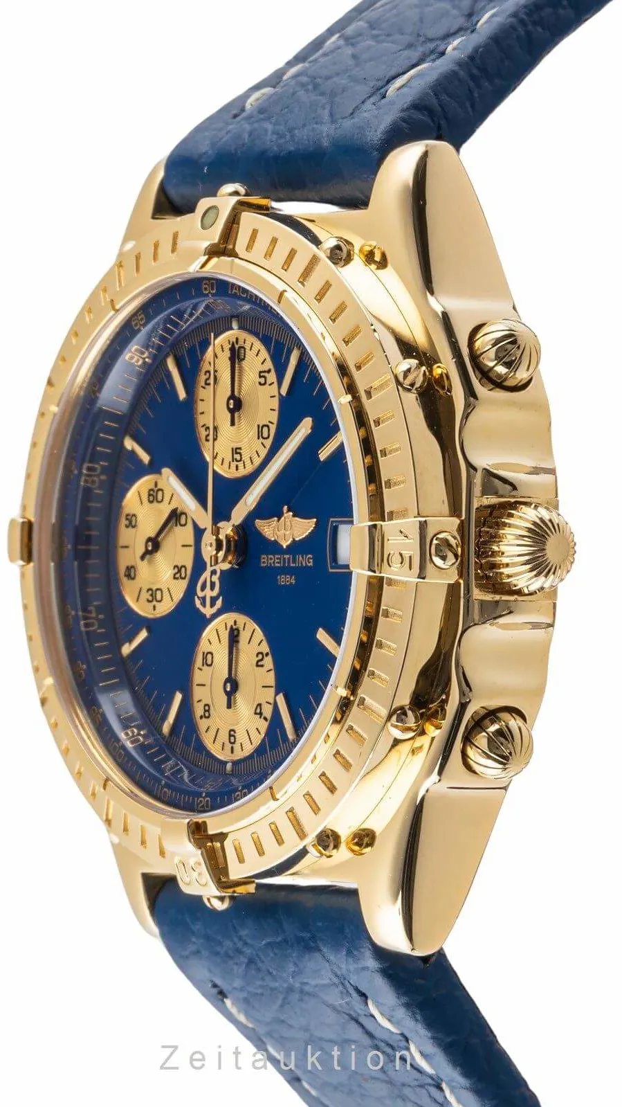 Breitling Chronomat K13050.1 40mm Yellow gold Blue 6