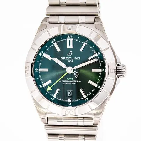 Breitling Chronomat P32398 40mm Stainless steel Green