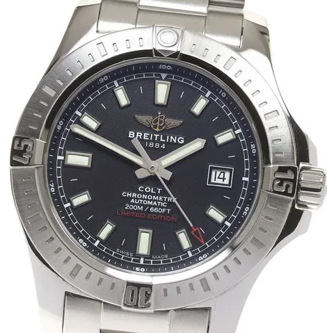 Breitling Colt A17388 44mm Stainless steel Black