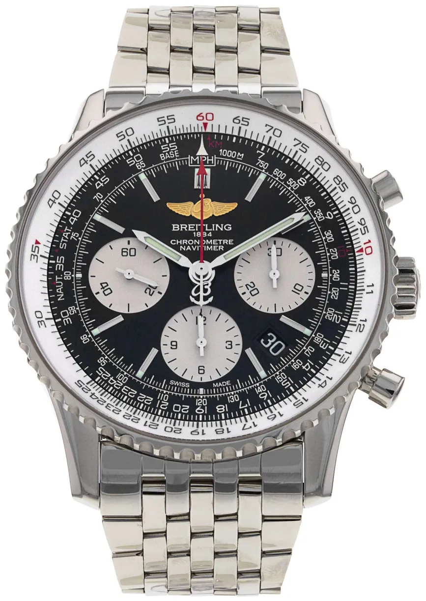 Breitling Navitimer AB0120 43mm Stainless steel Black