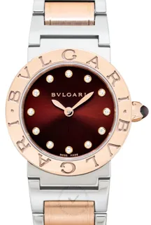 Bulgari Bvlgari Bvlgari 102155 Rose gold and Stainless steel Brown