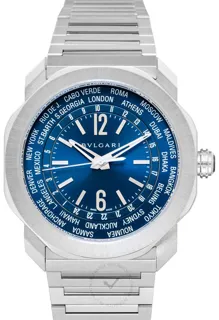 Bulgari Octo 103481 Stainless steel Blue