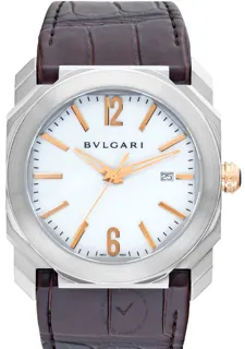 Bulgari Octo Solotempo 102207 Rose gold and Stainless steel