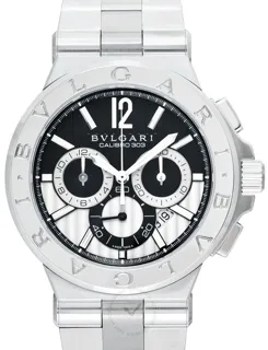 Bulgari Diagono 101880 Stainless steel Black