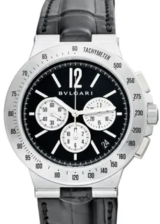 Bulgari Diagono 102588 Stainless steel Black