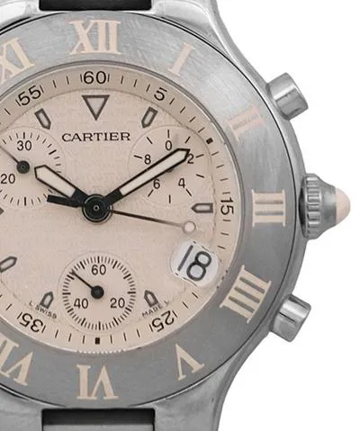 Cartier 21 Chronoscaph 2424 38mm Stainless steel Silver 1