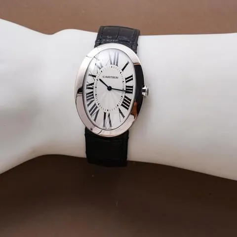 Cartier Baignoire W8000001 34mm White gold White 9