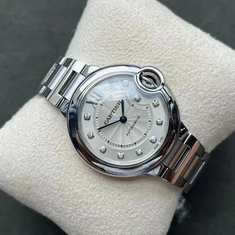 Cartier Ballon Bleu 33mm WE902074 33mm Stainless steel Silver