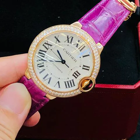 Cartier Ballon Bleu 36mm WE900551 36mm Rose gold White 5