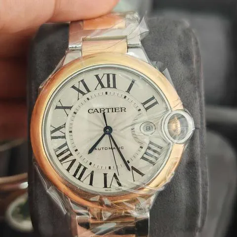 Cartier Ballon Bleu 42mm W2BB0004 42mm Yellow gold and Stainless steel Silver