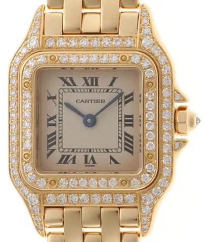 Cartier Panthère WF3072B9 21.5mm Yellow gold Silver