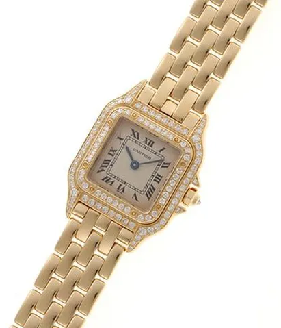 Cartier Panthère WF3072B9 21.5mm Yellow gold Silver 1