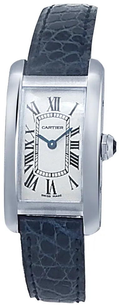 Cartier Tank Américaine W2601956 19mm White gold Silver