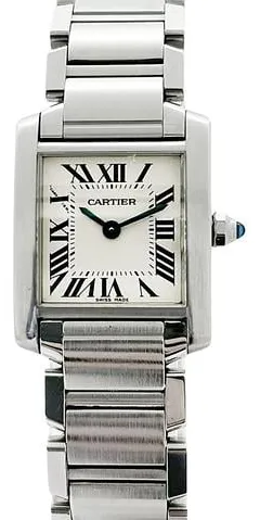 Cartier Tank Française W51008Q3 20mm White