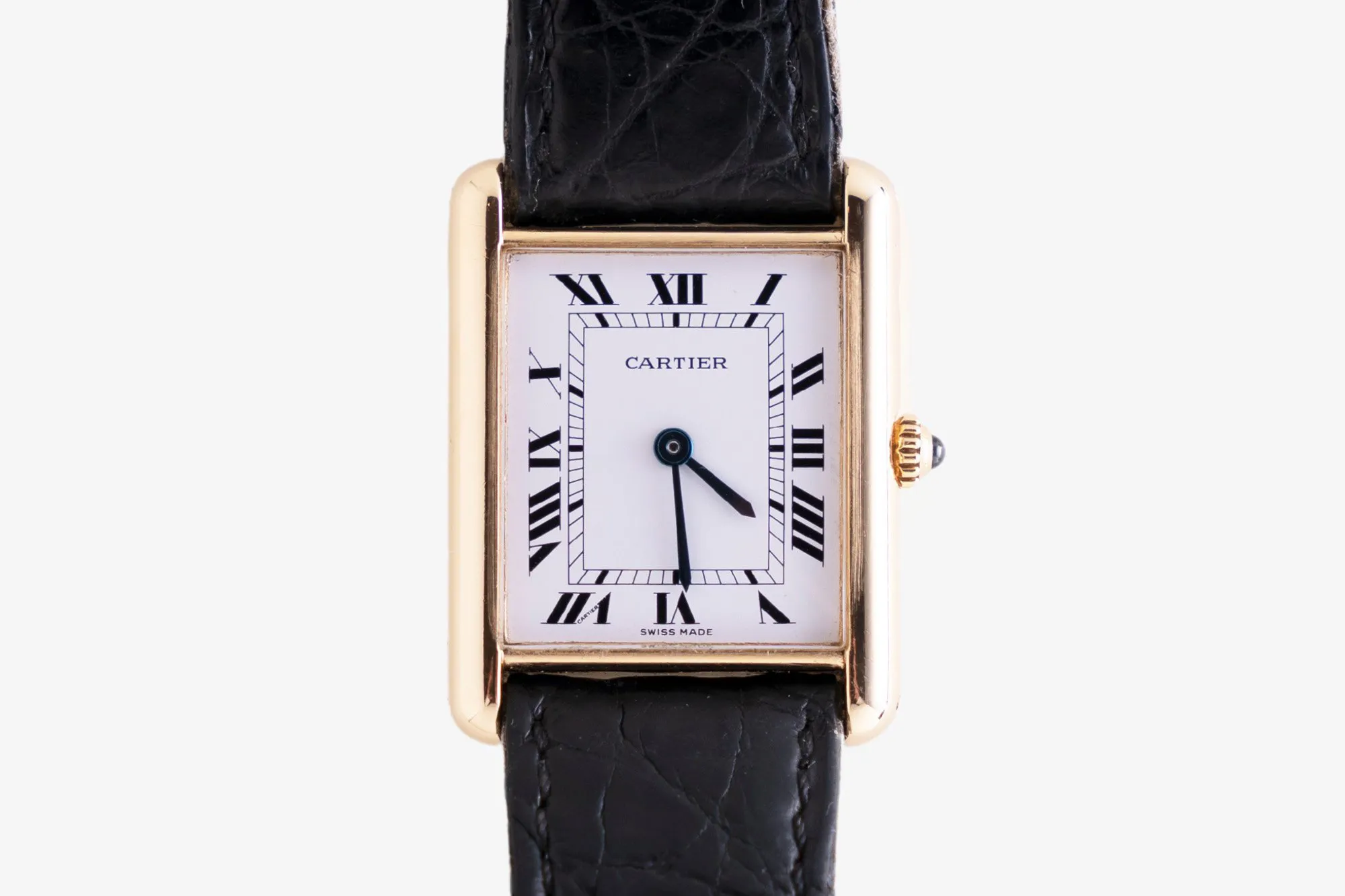 Cartier Tank Louis 24mm Yellow gold and 18k yellow gold White 1