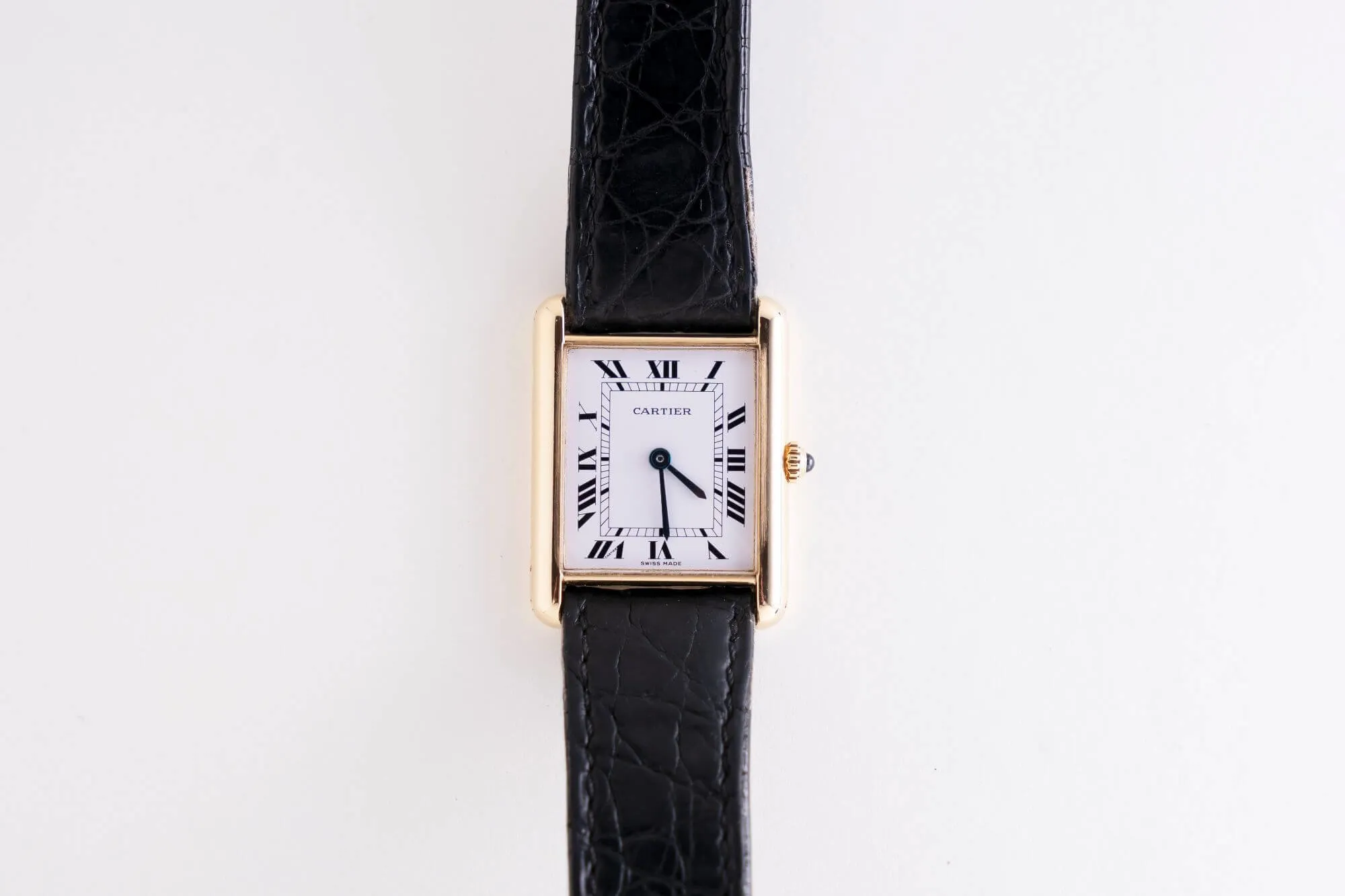 Cartier Tank Louis 24mm Yellow gold and 18k yellow gold White 2