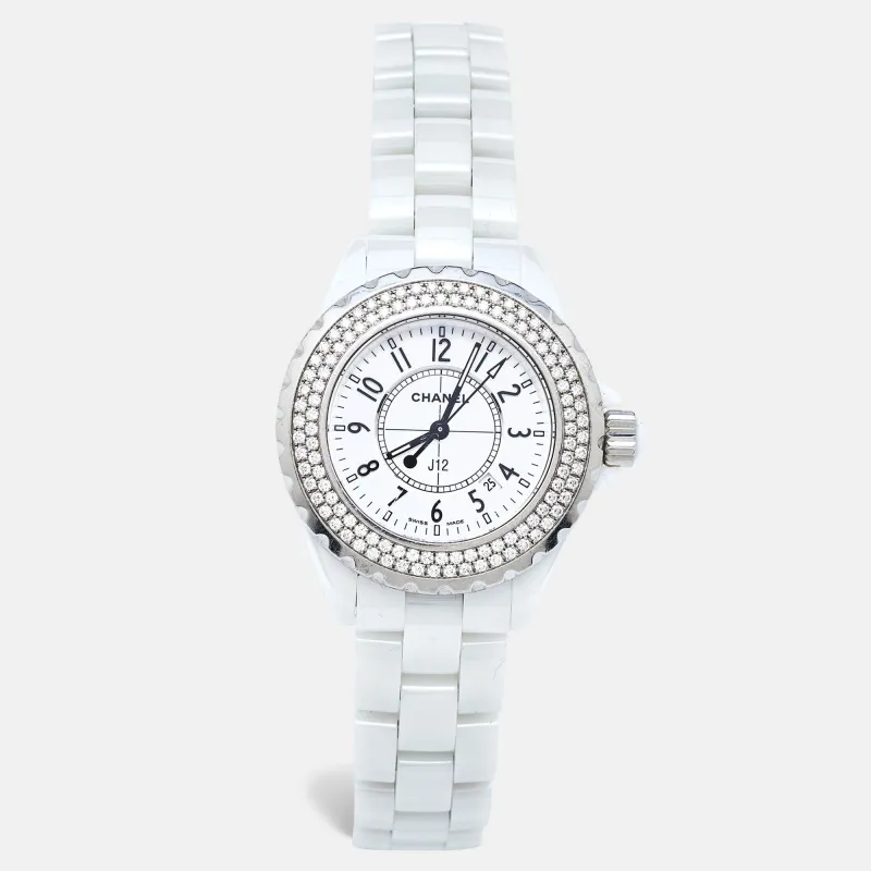 Chanel J12 J12 33mm Ceramic and Stainless steel White