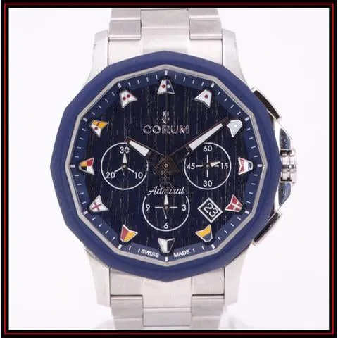 Corum Admiral's Cup Legend 42 984.113.22/V705 WB12 42mm Stainless steel Blue