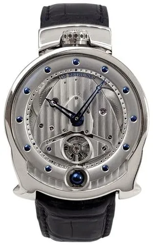 De Bethune DBS-W 45mm White gold Silver