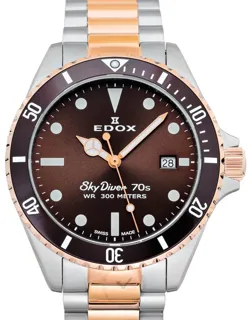 Edox 53017-357RBRM-BRI Stainless steel Brown