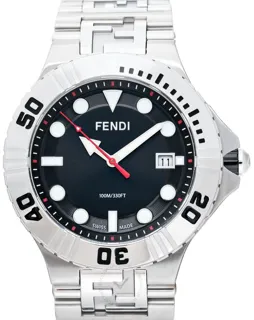 Fendi F108100101 Stainless steel Black