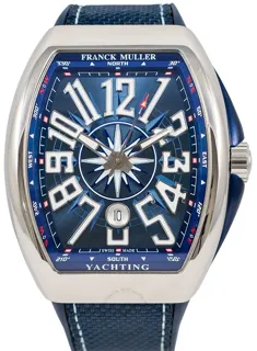 Franck Muller Vanguard V 45 SC DT AC YACHT (BL) Stainless steel Blue