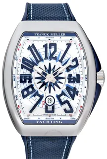 Franck Muller Vanguard V 45 SC DT YACHTING (WH) Stainless steel White