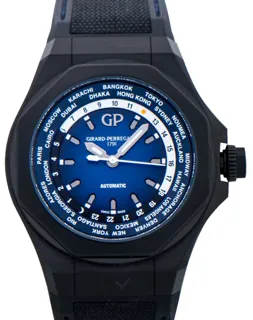 Girard-Perregaux Laureato 81065-21-491-FH6A 44mm Titanium Blue