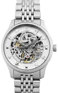 Gucci G-Timeless YA126357 Stainless steel Skeletonized