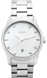 Gucci G-Timeless YA1264028A Stainless steel Silver