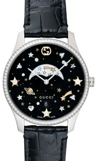 Gucci G-Timeless YA1264103 Stainless steel Black