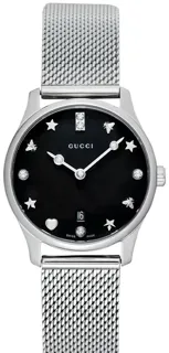 Gucci G-Timeless YA1265001 Stainless steel Black