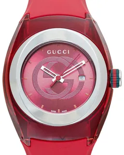 Gucci Sync YA137303 Plastic and Stainless steel Red