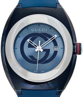 Gucci Sync YA137104A Plastic and Stainless steel Blue