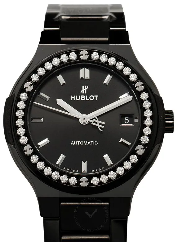 Hublot Classic Fusion 45, 42, 38, 33  568.CM.1470.CM.1204 38mm Black ceramic Black