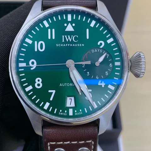 IWC Big Pilot IW501015 46.2mm Stainless steel Green