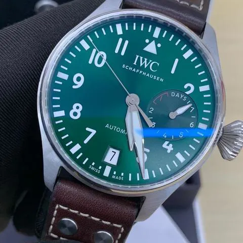 IWC Big Pilot IW501015 46.2mm Stainless steel Green 2