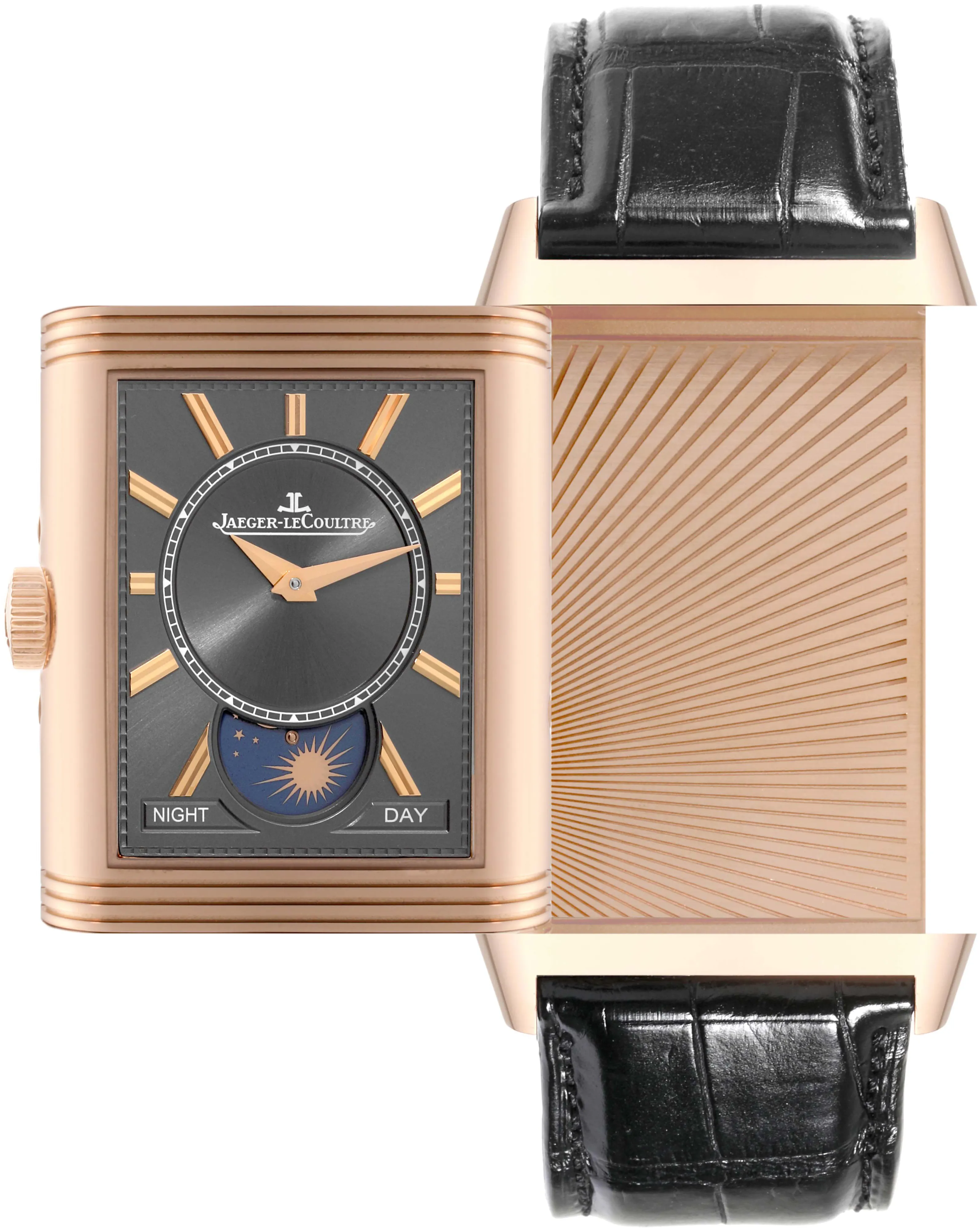 Jaeger-LeCoultre Reverso Q3912530 49.5mm Rose gold Silver 8