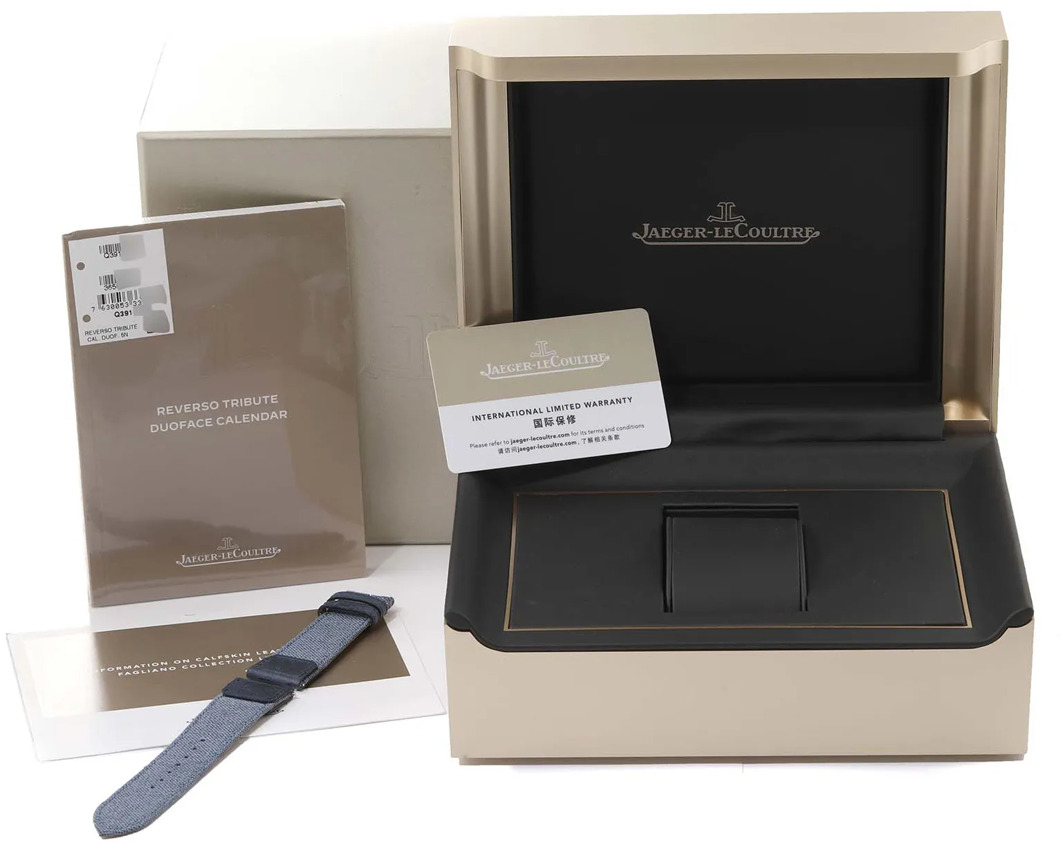 Jaeger-LeCoultre Reverso Q3912530 49.5mm Rose gold Silver 12