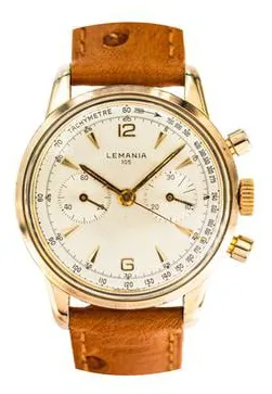 Lemania 805 35mm Yellow gold and Stainless steel Silver