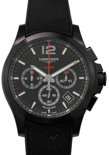 Longines Conquest V.H.P. L37172569 Stainless steel Black