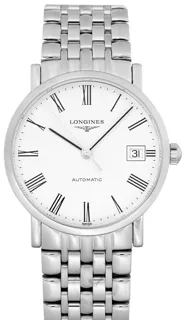 Longines Elegant L4.809.4.11.6 Stainless steel White