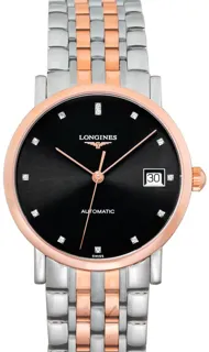 Longines Elegant L4.809.5.57.7 Stainless steel and Red gold