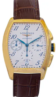 Longines Evidenza L2.643.6.73.2 Yellow gold Silver