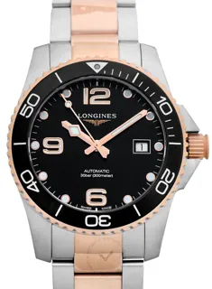 Longines HydroConquest L3.781.3.58.7 Stainless steel Black