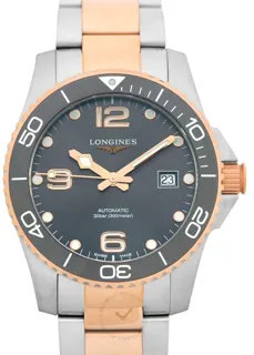 Longines HydroConquest L3.781.3.78.7 41mm Stainless steel Gray